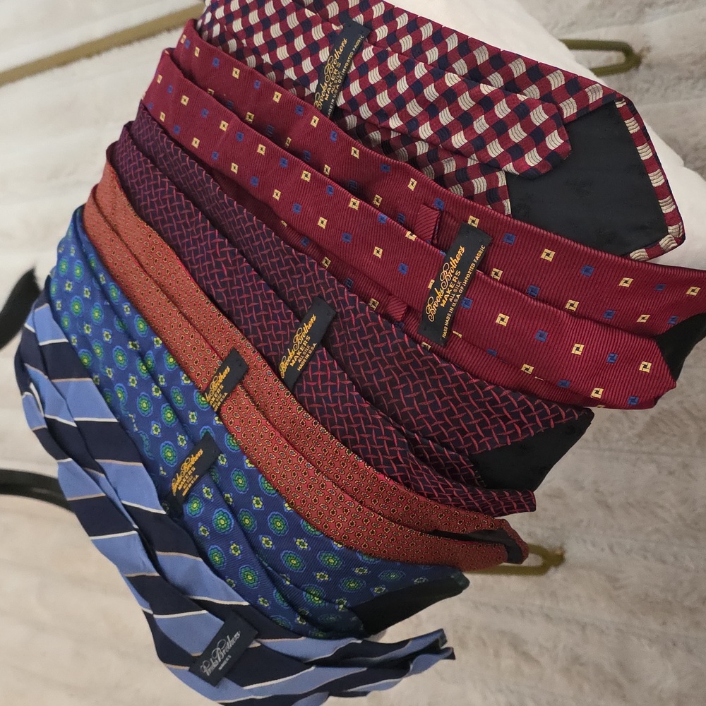 Brooks Brothers BUNDLE - 6 TIES!